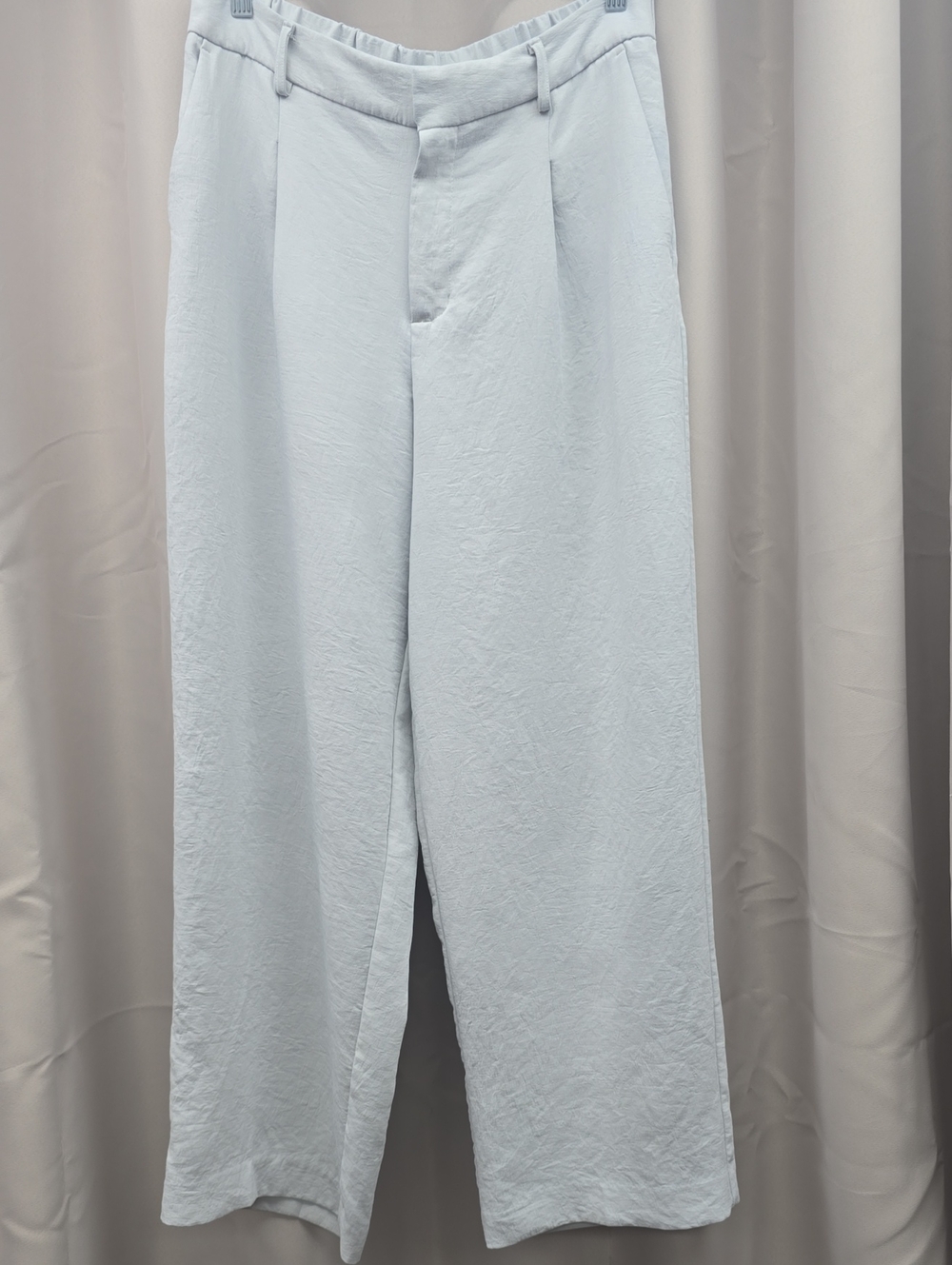 a new day Light Blue Wide-Leg Chinos